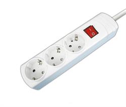 BASE MULTIPLE RED 3 TOMAS CON INTERRUPTOR 1.50mts 36.112