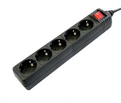 BASE MULTIPLE RED 5 TOMAS CON INTERRUPTOR 1.50mts 36.227/N