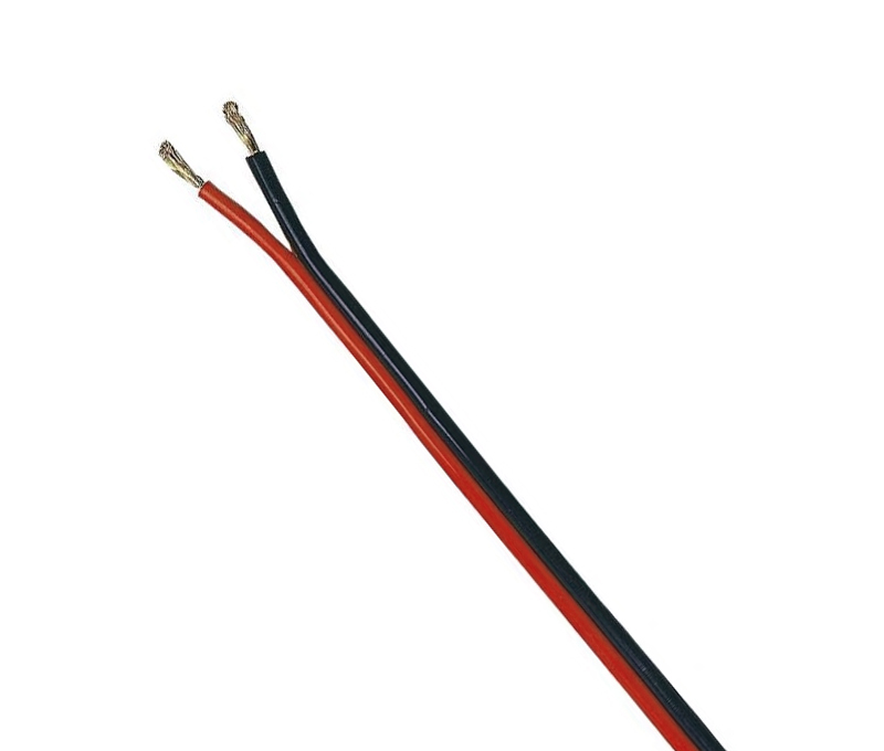 CABLE PARALELO BICOLOR 2 X 0.50 mm ROJO NEGRO