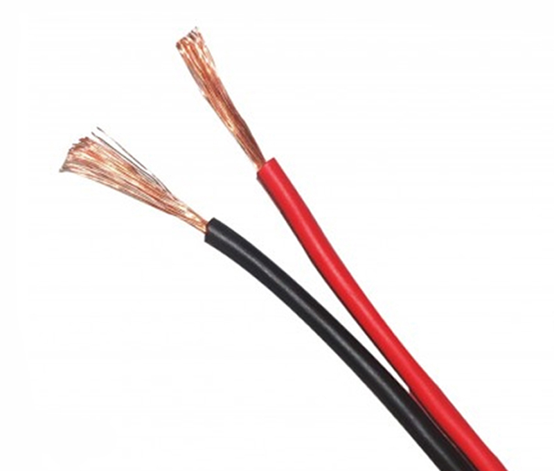 CABLE PARALELO BICOLOR 2 X 1.00 mm ROJO NEGRO