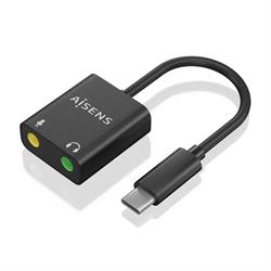 ADAPTADOR USB-C A AUDIO JACK 3,5 X2