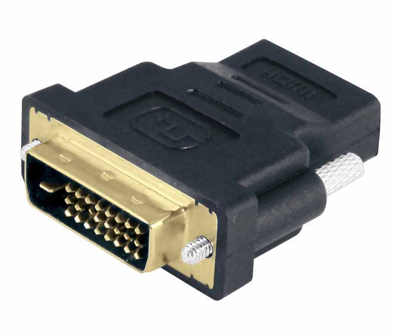 ADAPTADOR DVI-D 24+1 MACHO A HDMI HEMBRA CON155