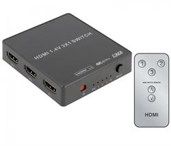 SELECTOR HDMI 3 ENTRADAS Y 1 SALIDA 3X1 4K ACTVH003