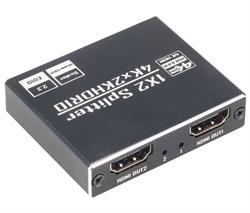 DISTRIBUIDOR HDMI ACTIVO 1 ENTRADA Y 2 SALIDAS 4K 3D