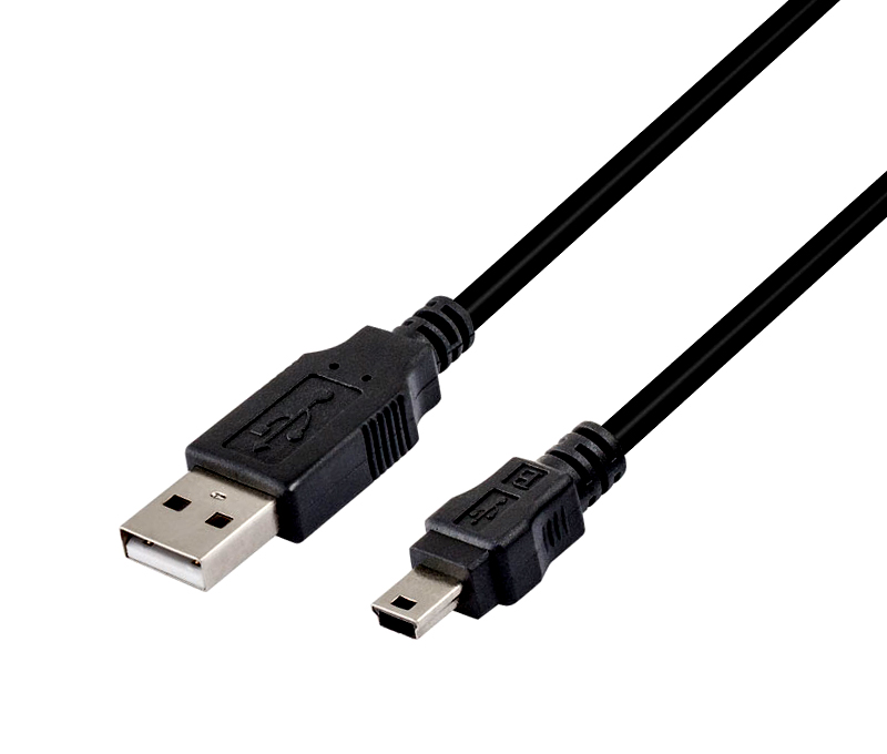 CONEXION MINI USB 4P A USB 2.0 1.80 mts WIR090